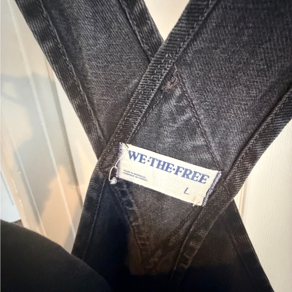 We The Free Black Denim Overalls - Picture 3 of 7